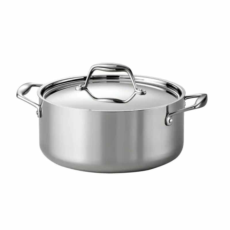 Stainless Steel Tri-Ply Clad 5-Quart Dutch Oven With Lid