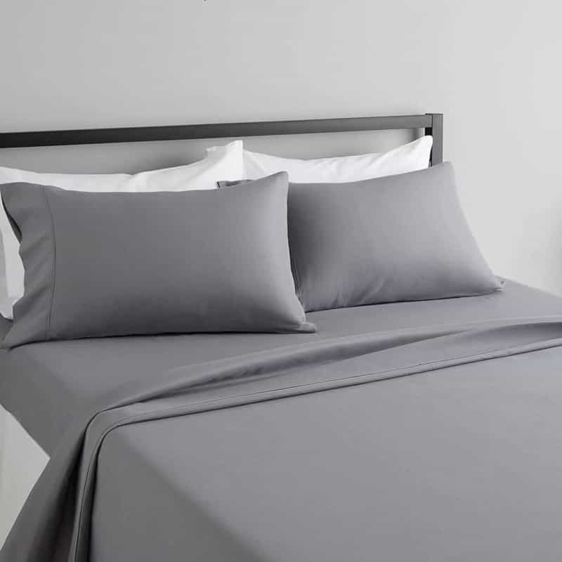 King Size Silver Grey 100-Percent Egyptian Cotton 1000 Thread Count Sheet Set