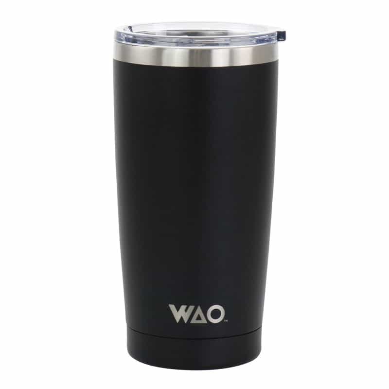Wao 18Oz Thermal Tumbler With Acrylic Lid In Matte Black