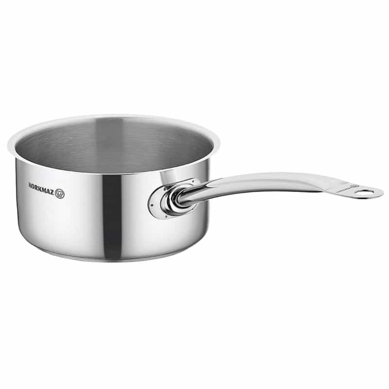 Korkmaz Gastro Proline 7.3 Liter Stainless Steel Saucepan In Silver