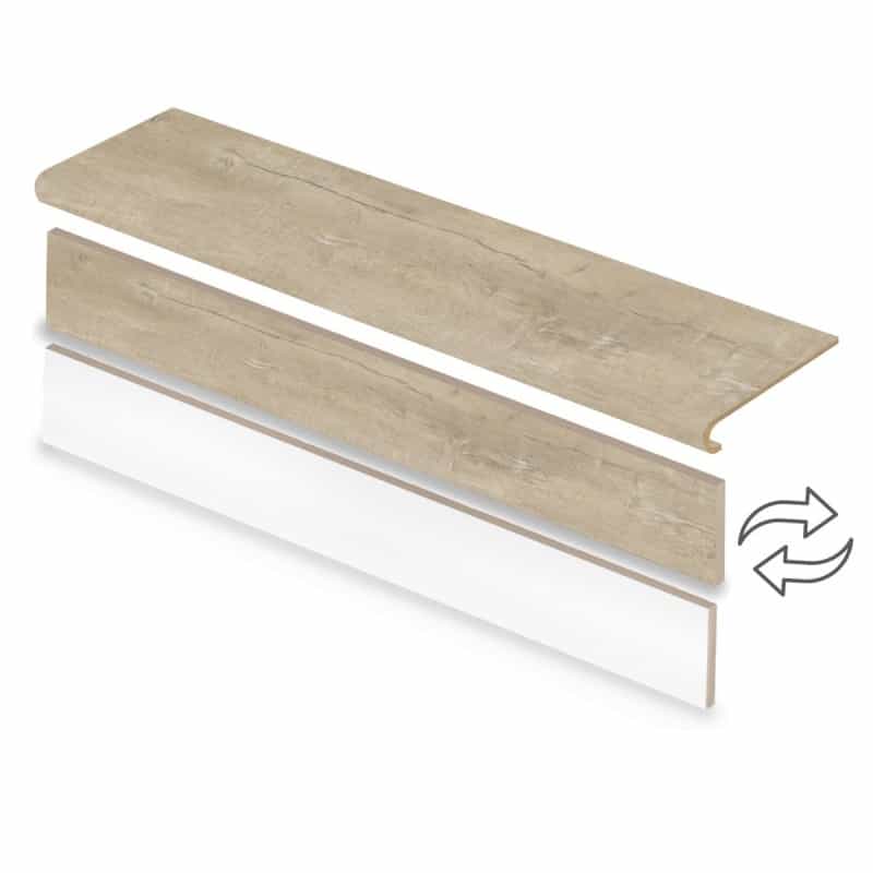 Emcore Oxford Hermosa Luxury Vinyl Moulding / Trim - 12" X 47" Stair Nose - Glossy