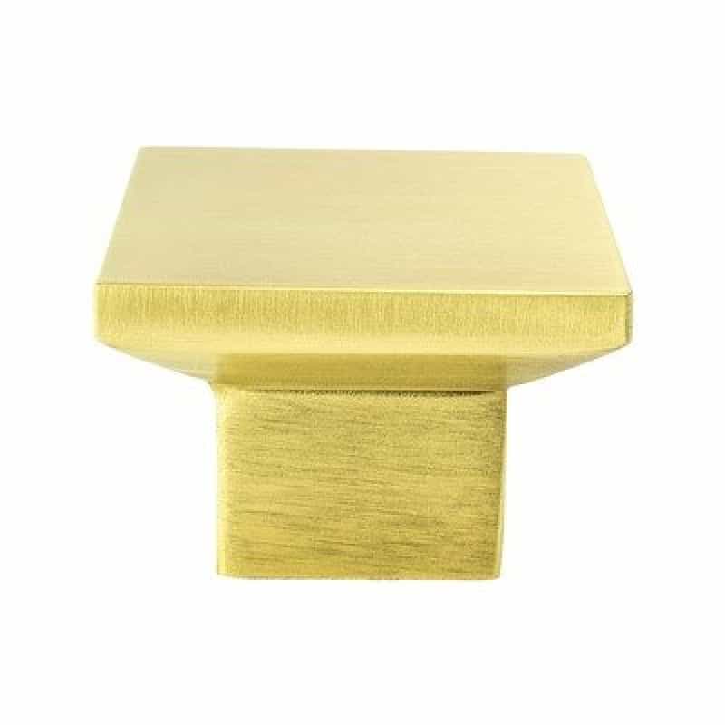 Berenson Elevate Aluminum Cabinet Knob - Satin Gold - 1 9/16" Length