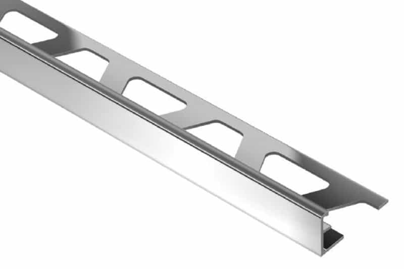 Jolly Metal Tile Edging Trim - Polished Chrome Anodized Aluminum