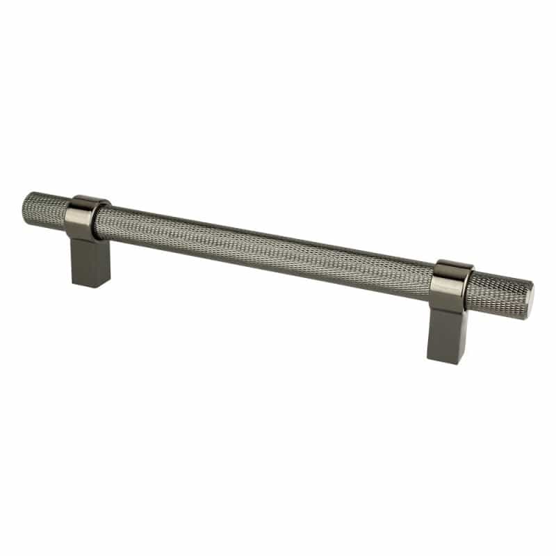 Berenson Radial Reign Aluminum Bar Pulls - Black Nickel - 6 5/16" (160 Mm) Center To Center