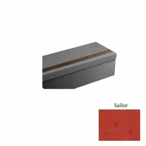 Johnsonite Sailor Rice Paper Rubber Moulding / Trim - 12 1/4" X 42" Angle Fit Speckled Stair Tread Without Riser (Sq) With Tan Grit Tape - Textured