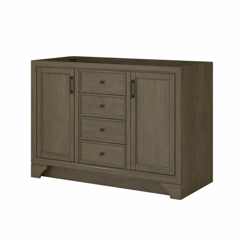 Lanaagan Shaded Timber Wood Freestanding Bathroom Vanity - 48" - Shaded Timber
