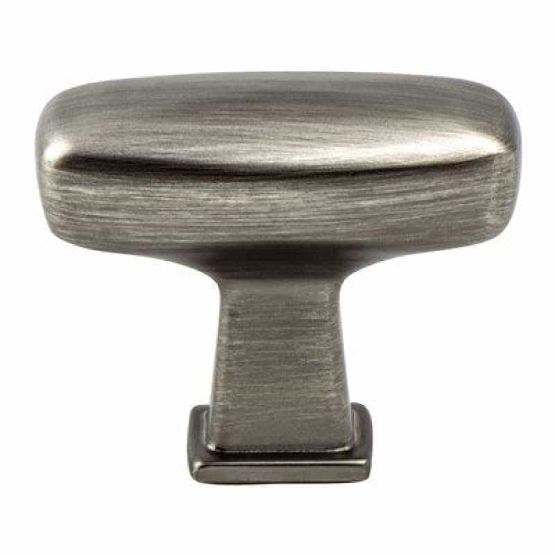 Berenson Subtle Surge Zinc Cabinet Knob - Vintage Nickel - 1 9/16" Length