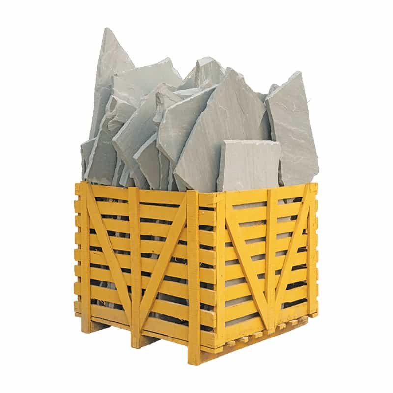 Grey Mist Sandstone Flagstone - Natural Cleft Face & Back