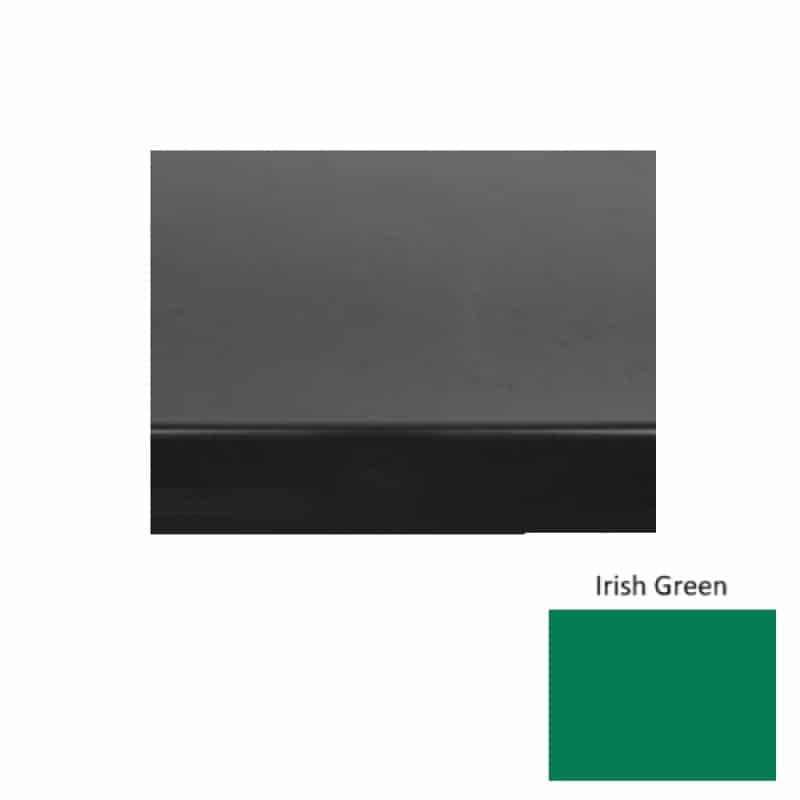 Solid 70 Irish Green Light Duty Rubber (Sq) Stair Tread - Smooth
