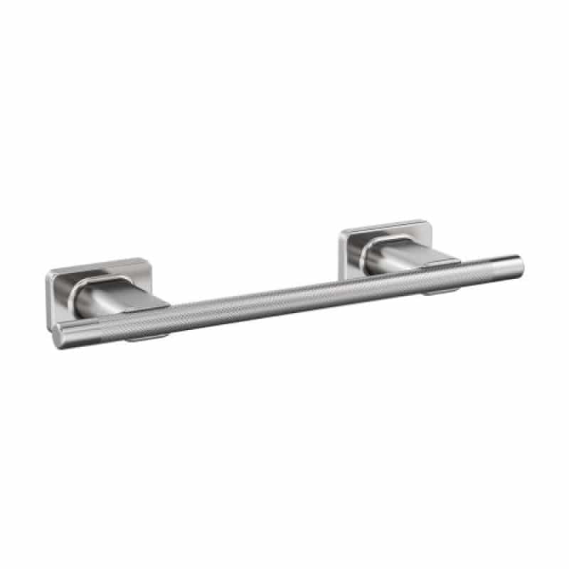 Bronx Zinc & Stainless Steel Single Wall Mounted Towel Bar - Chrome