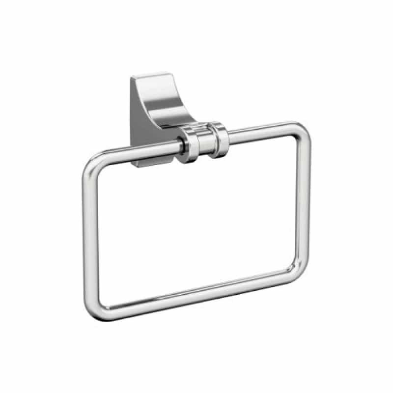 Davenport Zinc & Stainless Steel Wall Mounted Towel Ring - Chrome - 6 5/16" (160 Mm) Length