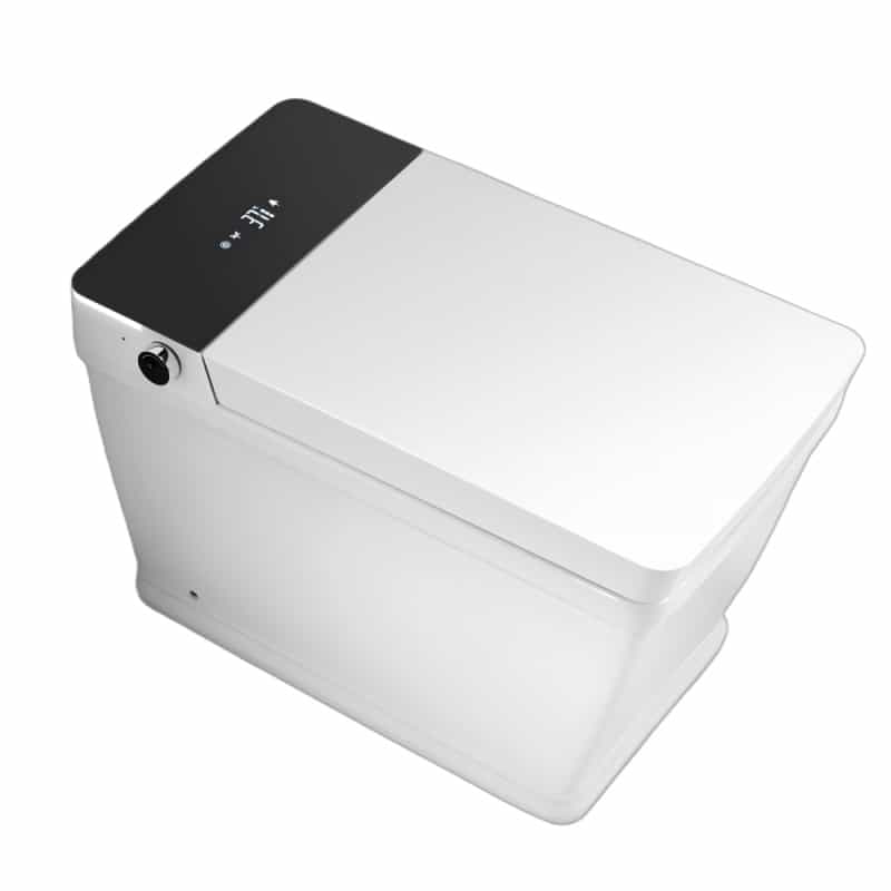 T505 White Tankless Smart 1.28 Gpf Rectangle Toilet - 12"(Seat Included) - White