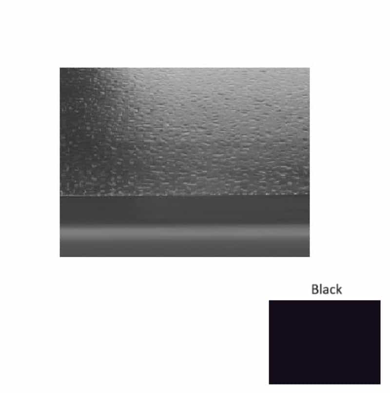 Performance Compound 99 Black Hammered With 2" Nose Rubber (Sq) Stair Tread - Hammered