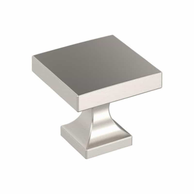 Pedestal Zinc Cabinet Knob - Satin Nickel - 1 1/16" (27 Mm) Length