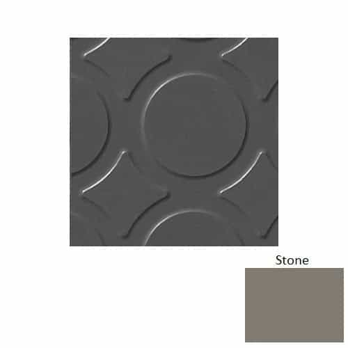 Flextones Stone Rct Radial Iii Rubber Distinct Designs Tile - Textured - 18" X 18"