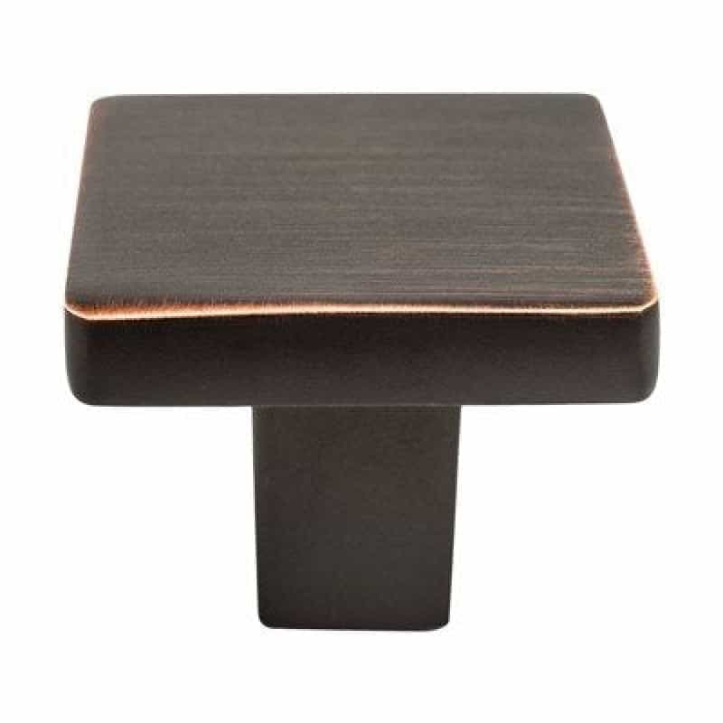 Advantage Plus Contemporary Advantage One Zinc Cabinet Knob - Verona Bronze - 1 1/8" Length