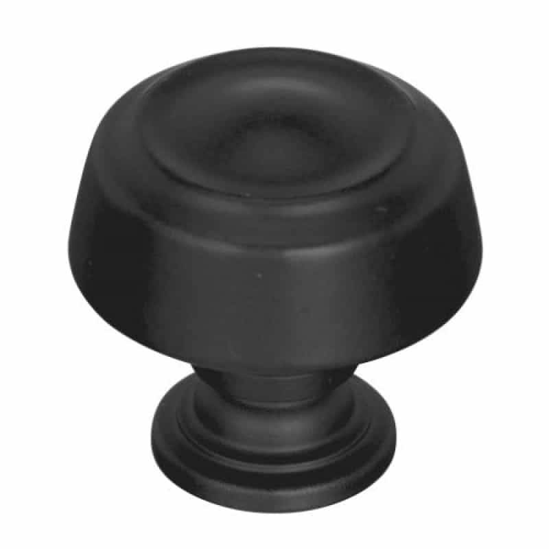 Kane Zinc Cabinet Knob - Black Bronze