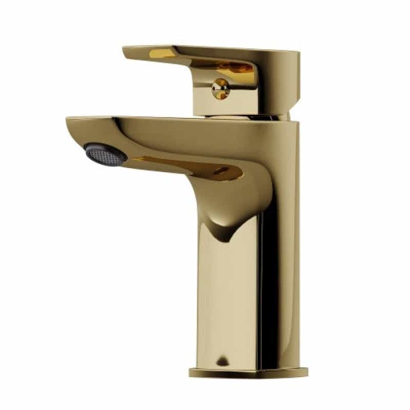 Chrome / Gold Brass Vessel Bathroom Faucet - Single Handle / One Hole - Chrome / Gold