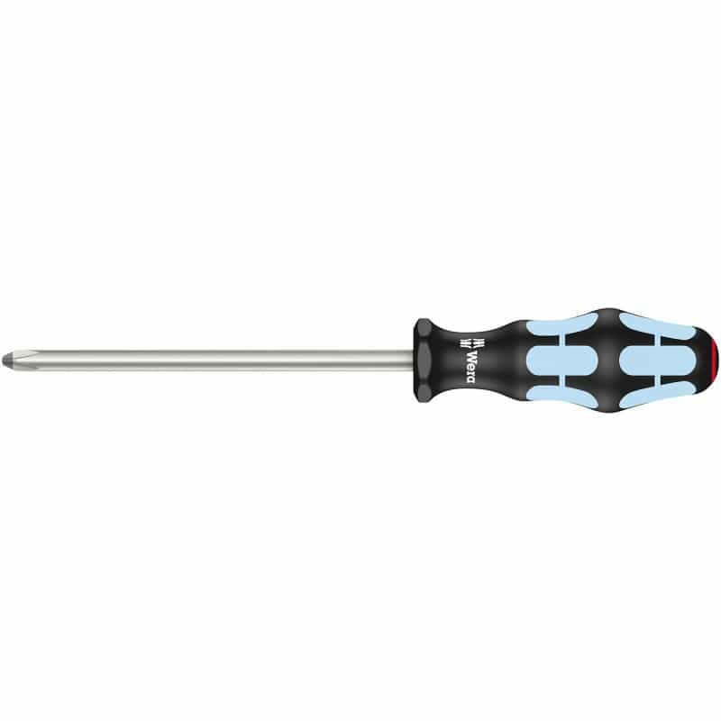 Wera Screwdriver: Phillips Ph3 X 150Mm – Stainless Steel (With Lasertip)