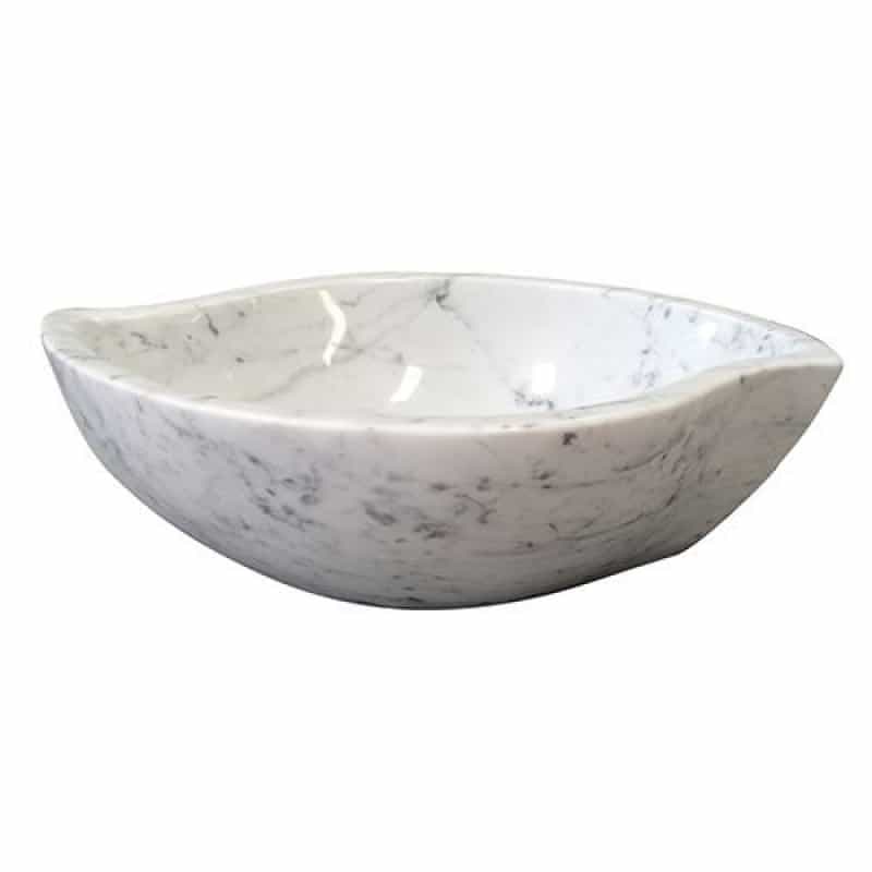 Barclay Canim Carrara Marble Lavatory Vessel Sink