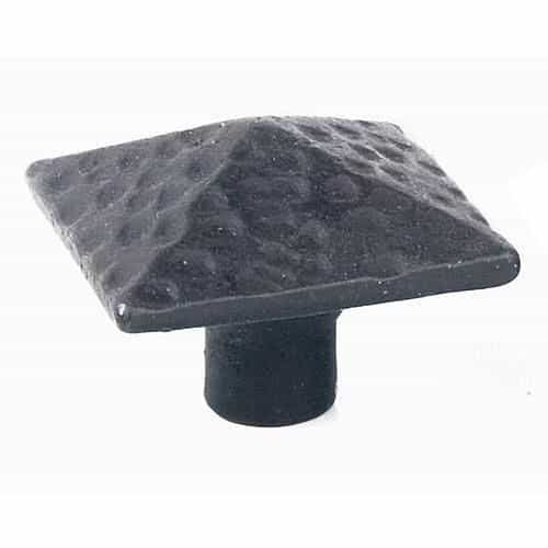 Restorers Hand Forged Iron Pyramid Knob - 1 1/2 Inch Diameter