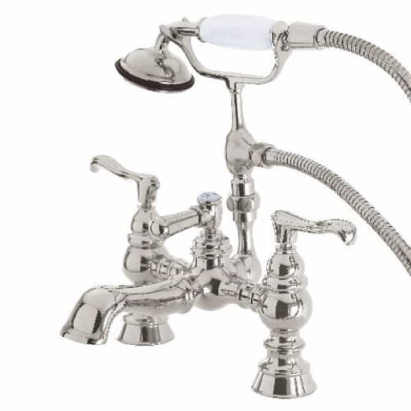 Restorers Vintage Cc1152tx 7 Inch Deck Mount Tub Faucet & Hand Shower