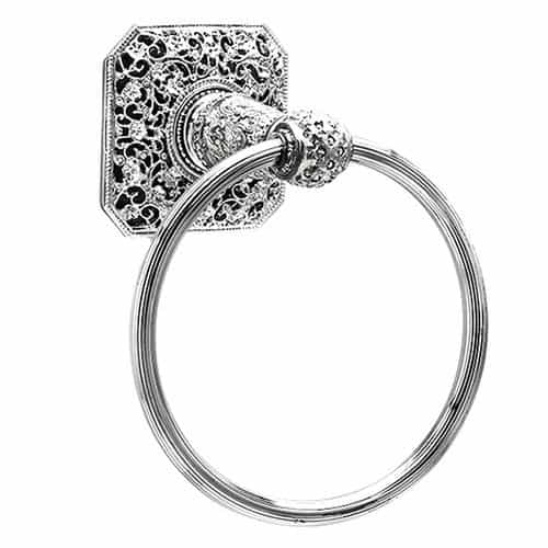 Carpe Diem Juliane Grace Full Towel Ring - Clear Swarovski Crystals