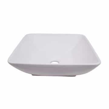 Barclay Carlos 16 Inch Square Above Counter Lavatory Vessel Sink