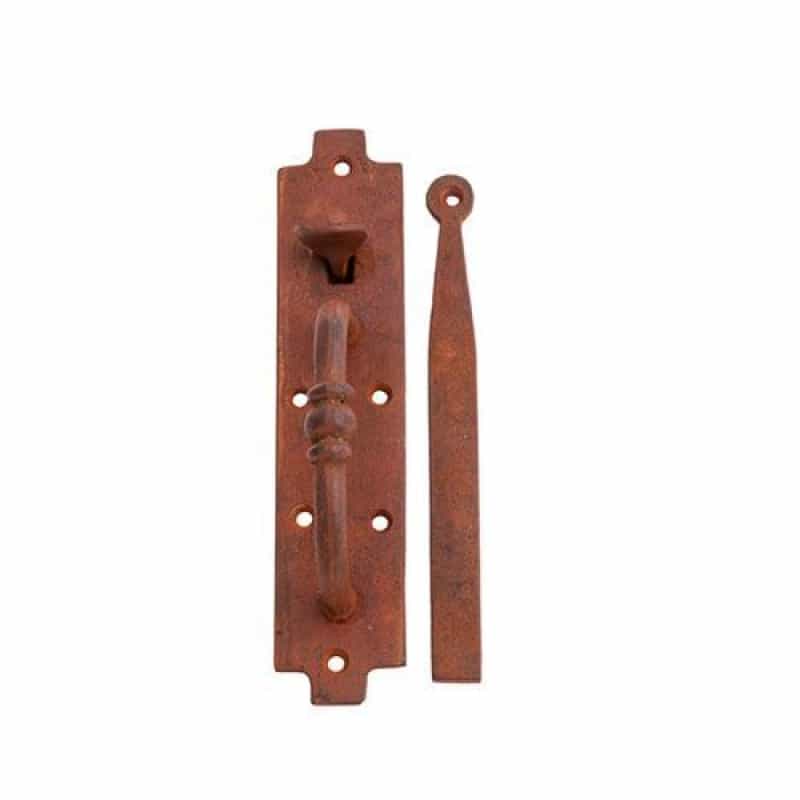 Restorers Primitive Iron Gate Latch Set With Thumblatch Handle