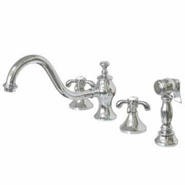 Restorers French Country Ks776xtxbs-P Widespread Kitchen Faucet