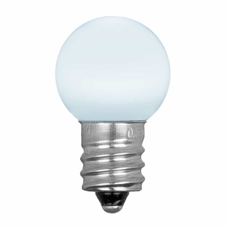 G20 Opaque Acrylic Cool White Led Globe Light Bulbs