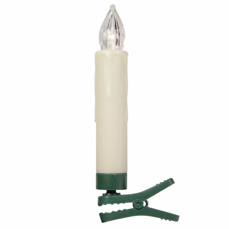3.5" Remote Controlled Led Christmas Tree Candle Lights, Set Of 10