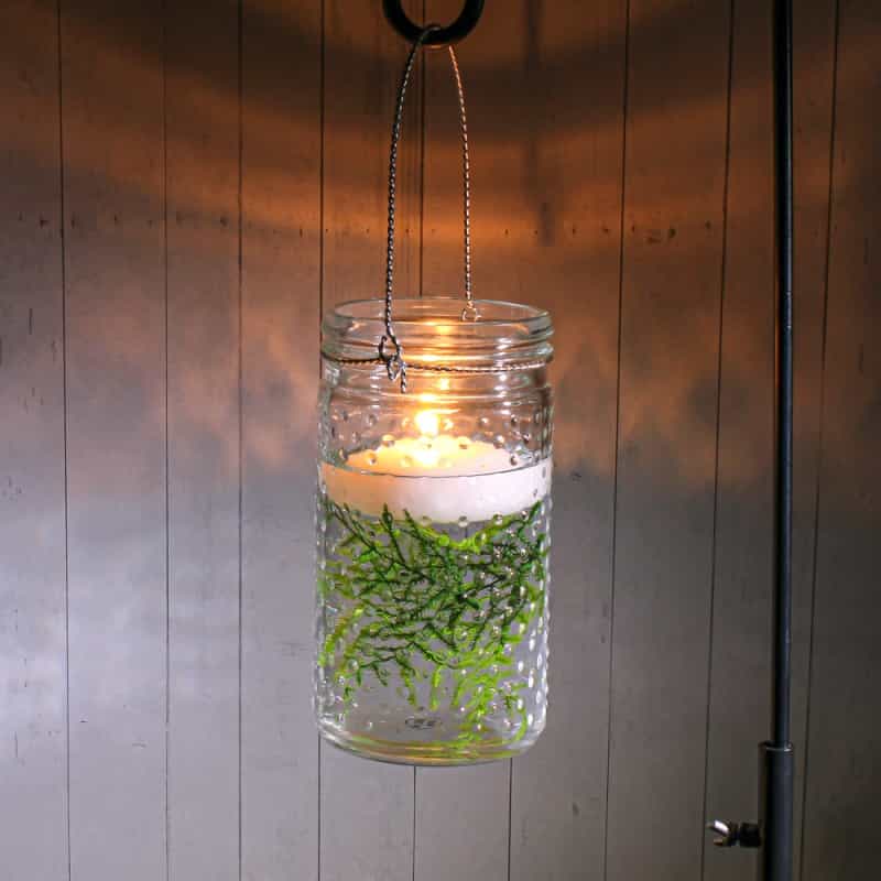 Eastland 7.5" Hanging Dotted Glass Jar With Handle Set Of 6