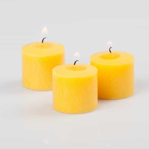 Richland Votive Candles Yellow Lemon Meringue Scented 10 Hour Set Of 144