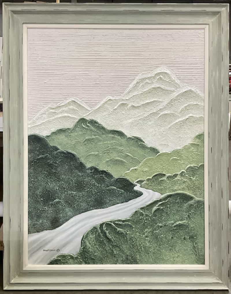 Framed Misty Path