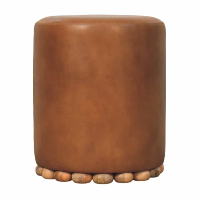 Bola Leather Stool