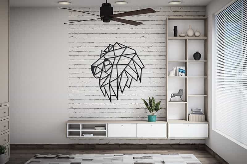 Lion Head Wall Decor Puzzle