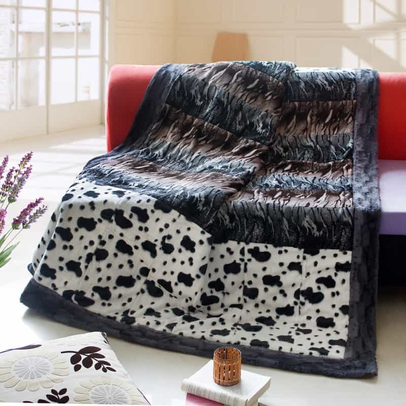 Patchwork Throw Blanket - Tasteful Life -b