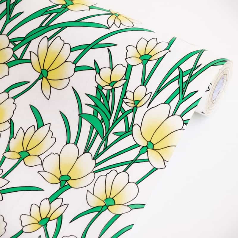 Yellow Cymbidium - Self-Adhesive Printed Window Film Home Decor