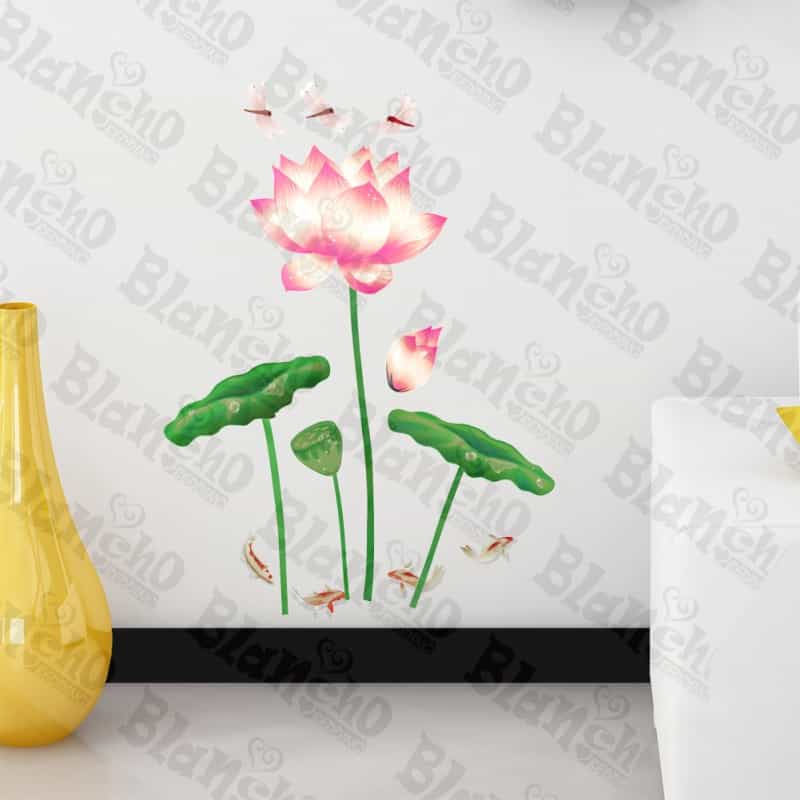 Elegant Miss Lotus - Wall Decals Stickers Appliques Home déCor