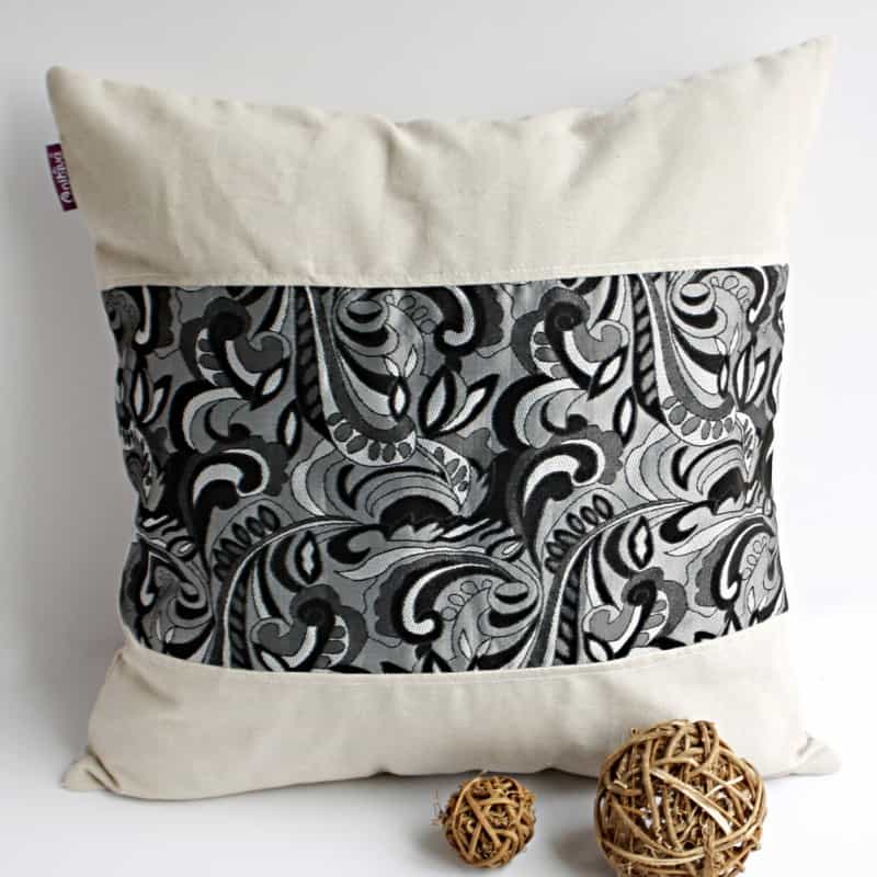Linen Stylish Patch Work Pillow Cushion Floor Cushion - Cavaliele