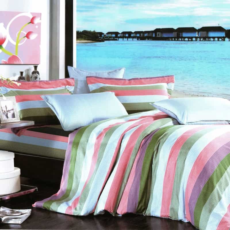 100% Cotton 4Pc Comforter Cover - Shoreline