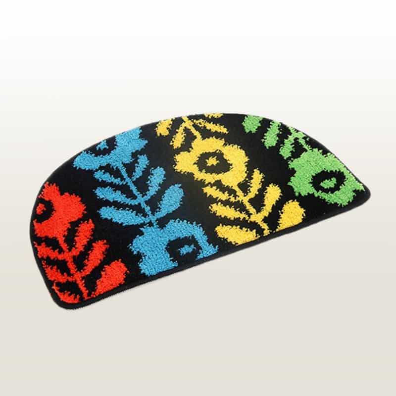 Beautiful Rome Rugs - Four-Color Flowers
