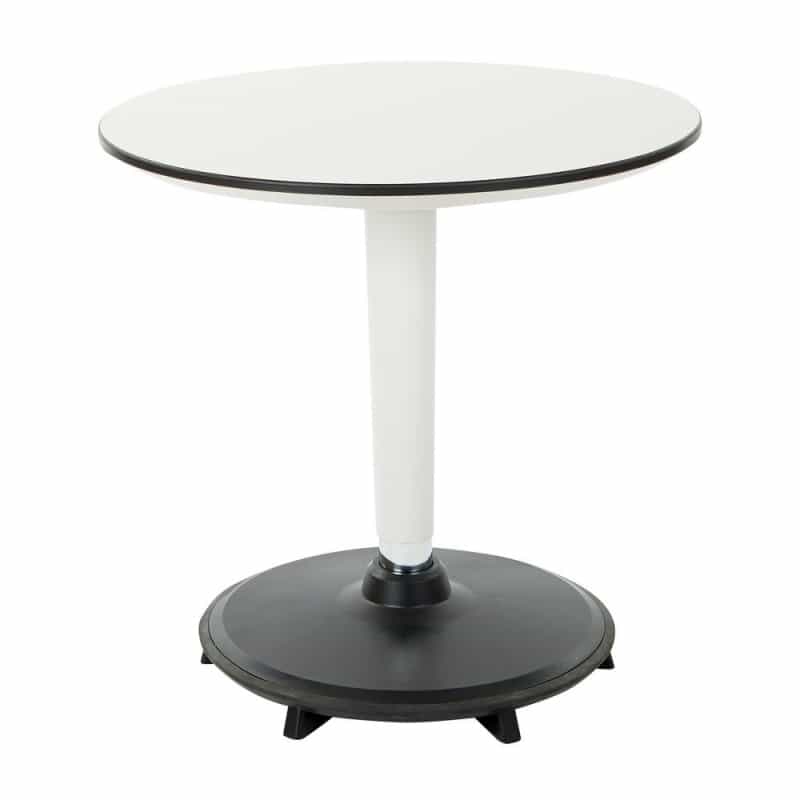 Active Height Adjustable Table 21"-31" In White Finish, Act3120-1