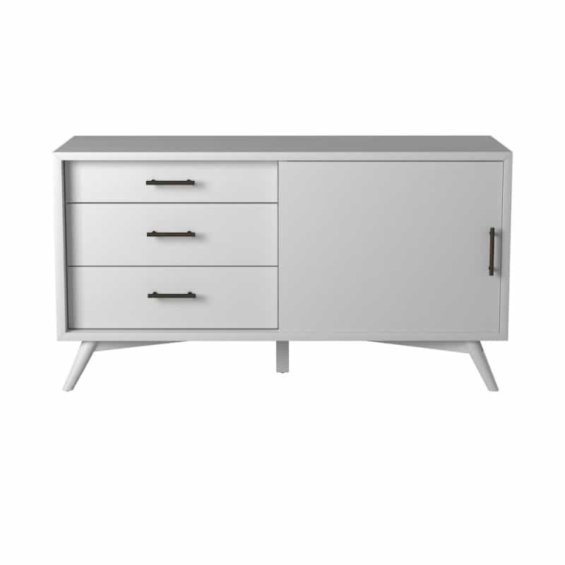 Flynn Small Tv Console, White