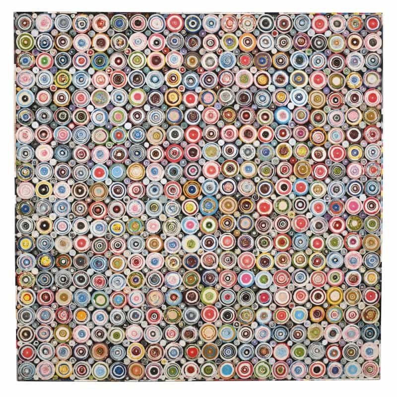 Quilled Coiled Wall Art 40 X 40 Inches