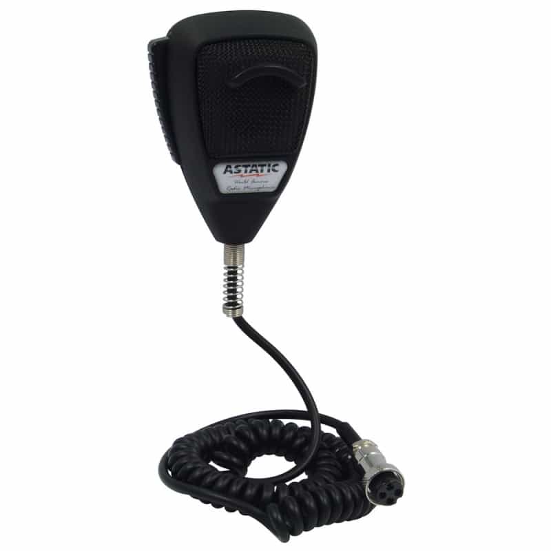 Noise-Cancelling 4-Pin Cb Radio Mic Rubberized Noise Cancelling Microphone