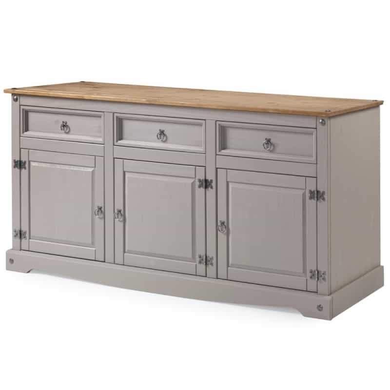 Model Cog917 Cottage Series Wood Buffet Sideboard In Corona Gray