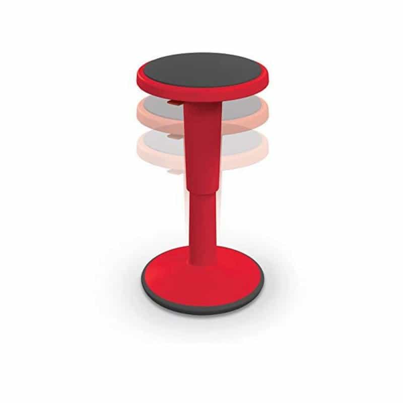 Hierarchy Height Adjustable Grow Stool- Tall Stool (Red)