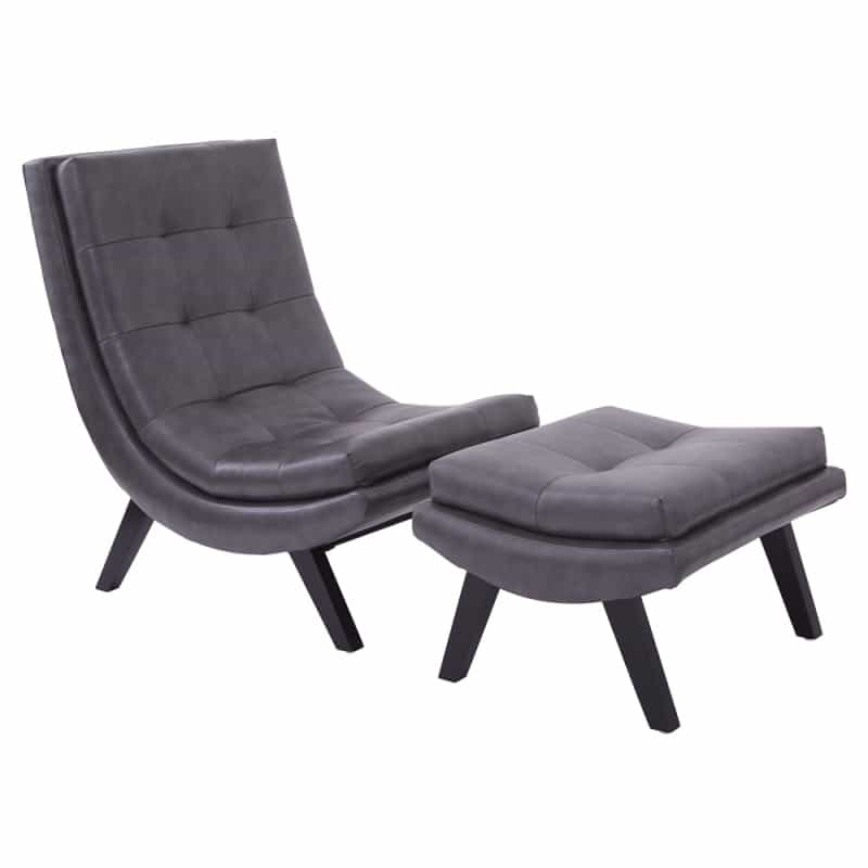 Tustin Lounge Chair And Ottoman Set